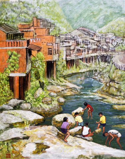 Village by the River by Komi Chen
